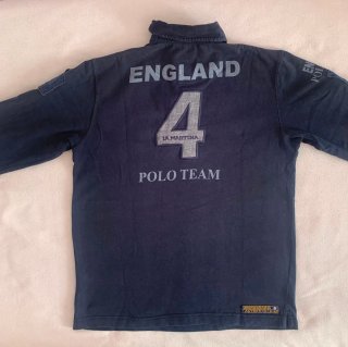 Polo La Martina England Talla L Manga Larga Azul