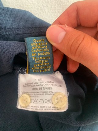 Polo La Martina England Talla L Manga Larga Azul