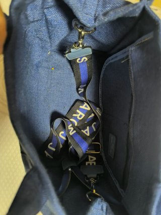 Bolso Marc Jacobs The Tote Bag Grande Azul