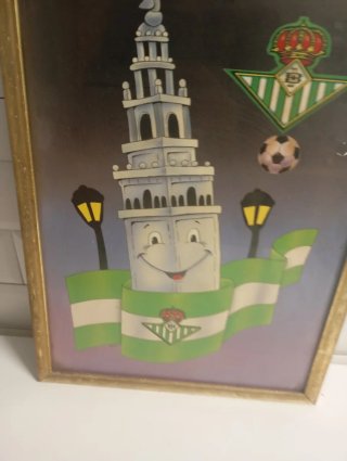 Cuadro Betis con Marco Dorado