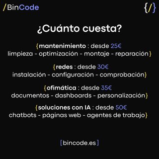 Técnico informático - Servicios personalizados