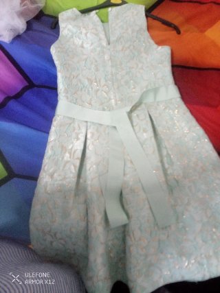 Vestido de fiesta verde