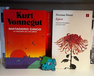 Lote libros Kokoro y Matadero cinco