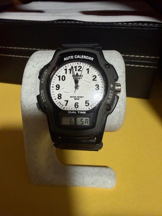 Casio AW-24 Dual Time Reloj Analógico-Digital