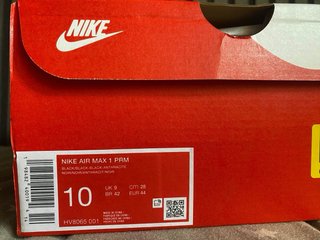 Nike Air Max 1 Nobuck Black Cat - 44