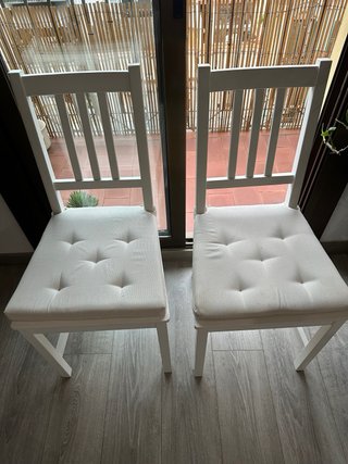 Sillas de Comedor Ikea Madera Blanca