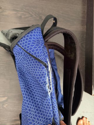 Mochila The North Face Azul y Negra