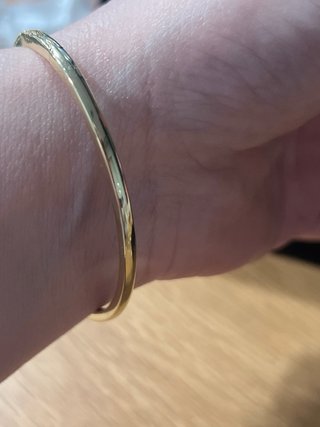 Pulsera Serpiente Chapada en Oro 14K