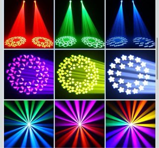 Cabeza móvil LED de escenarios