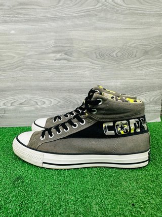 Converse uomo grigie/gialle taglia 41.5
