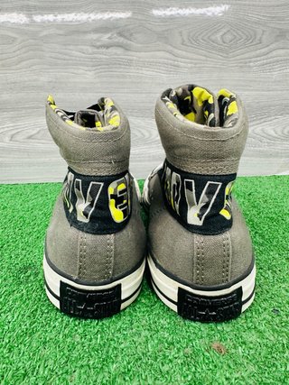 Converse uomo grigie/gialle taglia 41.5