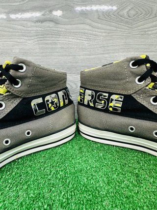 Converse uomo grigie/gialle taglia 41.5