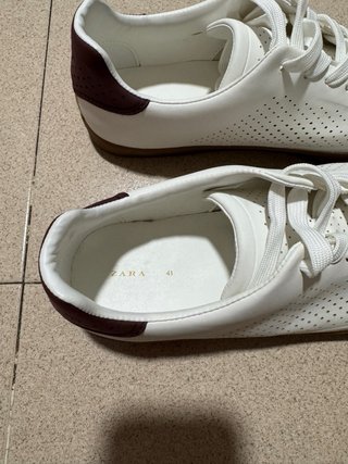 Zapatos Zara Hombre Talla 41 Blancos