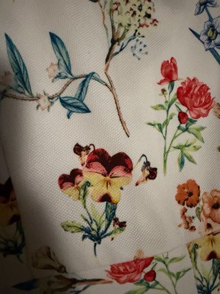 Mono largo estampado floral silvestre