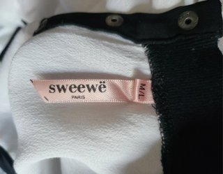 Blusa fresca. Sweewe. B/N. M/L