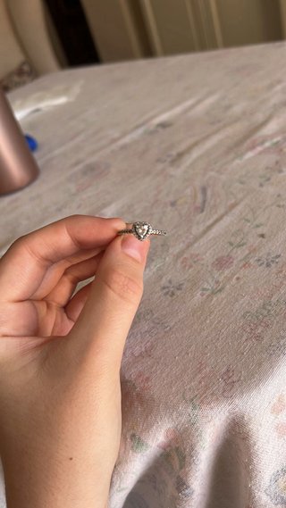 Anillo Pandora Corazón Plata