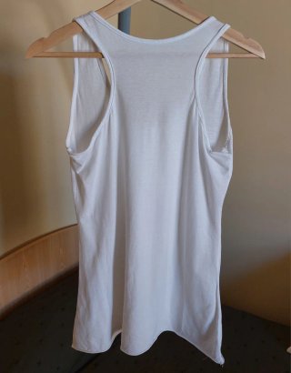 Camiseta sin mangas gris