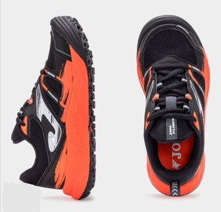 Zapatillas Joma Kubor Negro Naranja