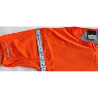 Camiseta Nike Naranja y Gris Talla M