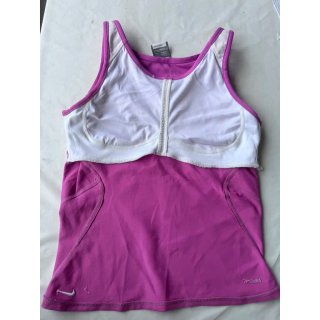 Camiseta tirantes anchos Nike fucsia
