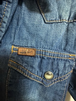 Camisa vaquera niño talla 7/8