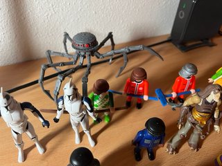 Lote Playmobil y Figuras Star Wars