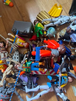 Lote Playmobil y Figuras Star Wars