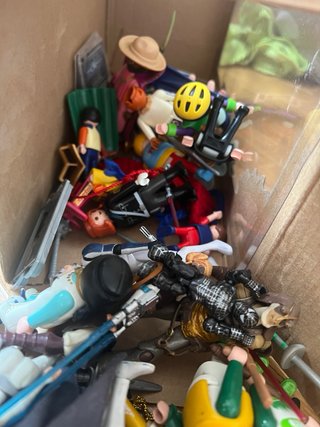 Lote Playmobil y Figuras Star Wars