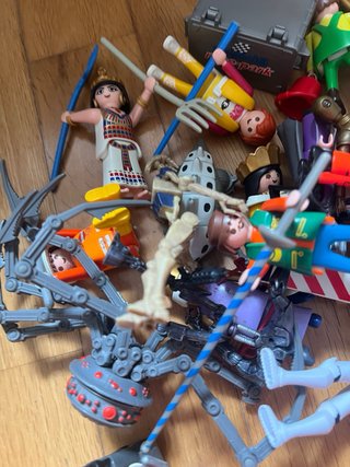 Lote Playmobil y Figuras Star Wars