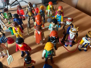 Lote Playmobil y Figuras Star Wars