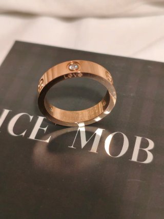 Anillo Cartier Oro rosa 750 Diamante