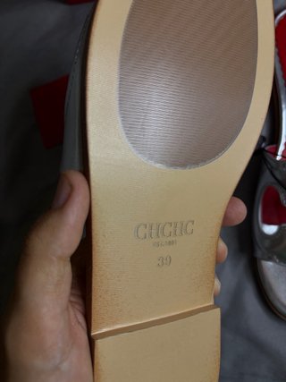 Sandalias CH Talla 39 Plata Originales