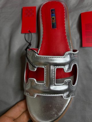 Sandalias CH Talla 39 Plata Originales