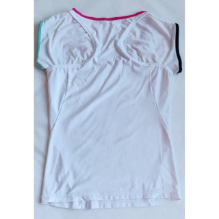 Camiseta Nike blanca y rosa