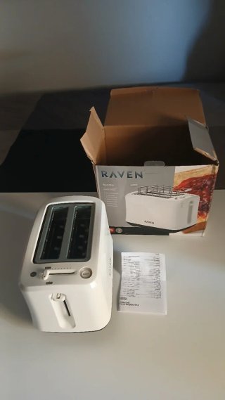 Tostadora Raven ET005 Blanca