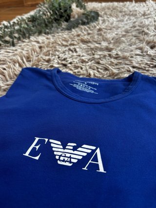 Camiseta Emporio Armani Azul