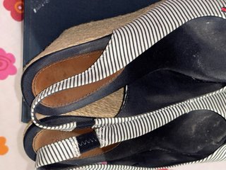Cuñas Tommy Hilfiger Rayas Azul Blanco