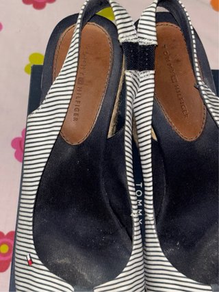 Cuñas Tommy Hilfiger Rayas Azul Blanco