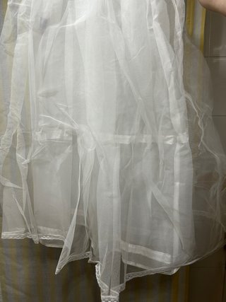 Cancán blanco para vestido de comunión/boda