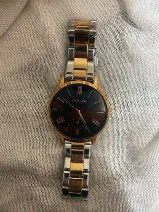 Reloj Parfois bicolor dorado y plateado