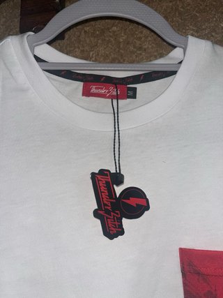 Camiseta Thunder Bitch Blanca Hombre