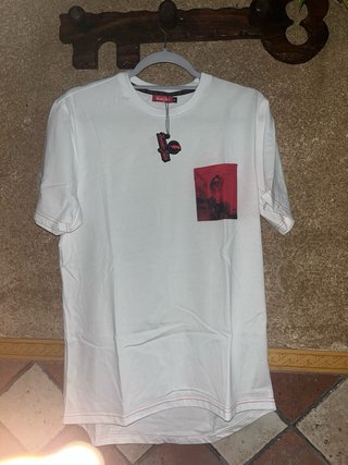 Camiseta Thunder Bitch Blanca Hombre