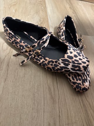Manoletinas Lefties Animal Print Talla 37