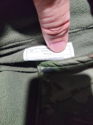 Forro Polar Camuflaje Pixelado Militar