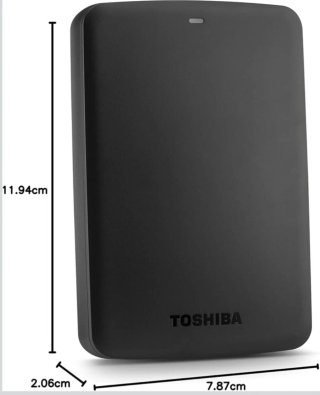 Disco Duro Externo Toshiba Canvio 500GB