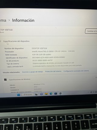 Portátil CHUWI HeroBook 14.1 Intel Atom
