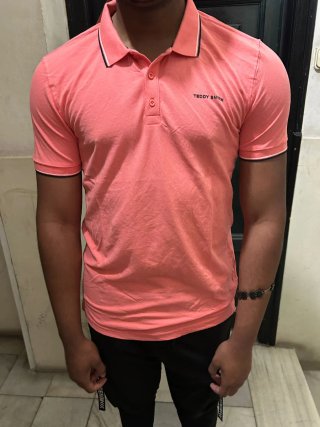 Camisa Polo Teddy Smith Rosa
