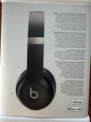 Beats Solo 4 Negros. Original. Precintado.