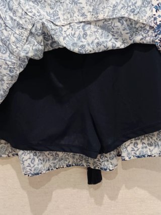 Falda pantalón de Zara Estampada Talla L