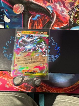 Carta Mega Charizard X EX 13 fuegos fantasmales